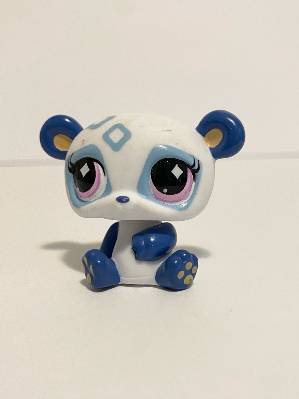 Littlest Pet Shop LPS G7 70 Panda White Blue Figure Toy 4/$20 🛑